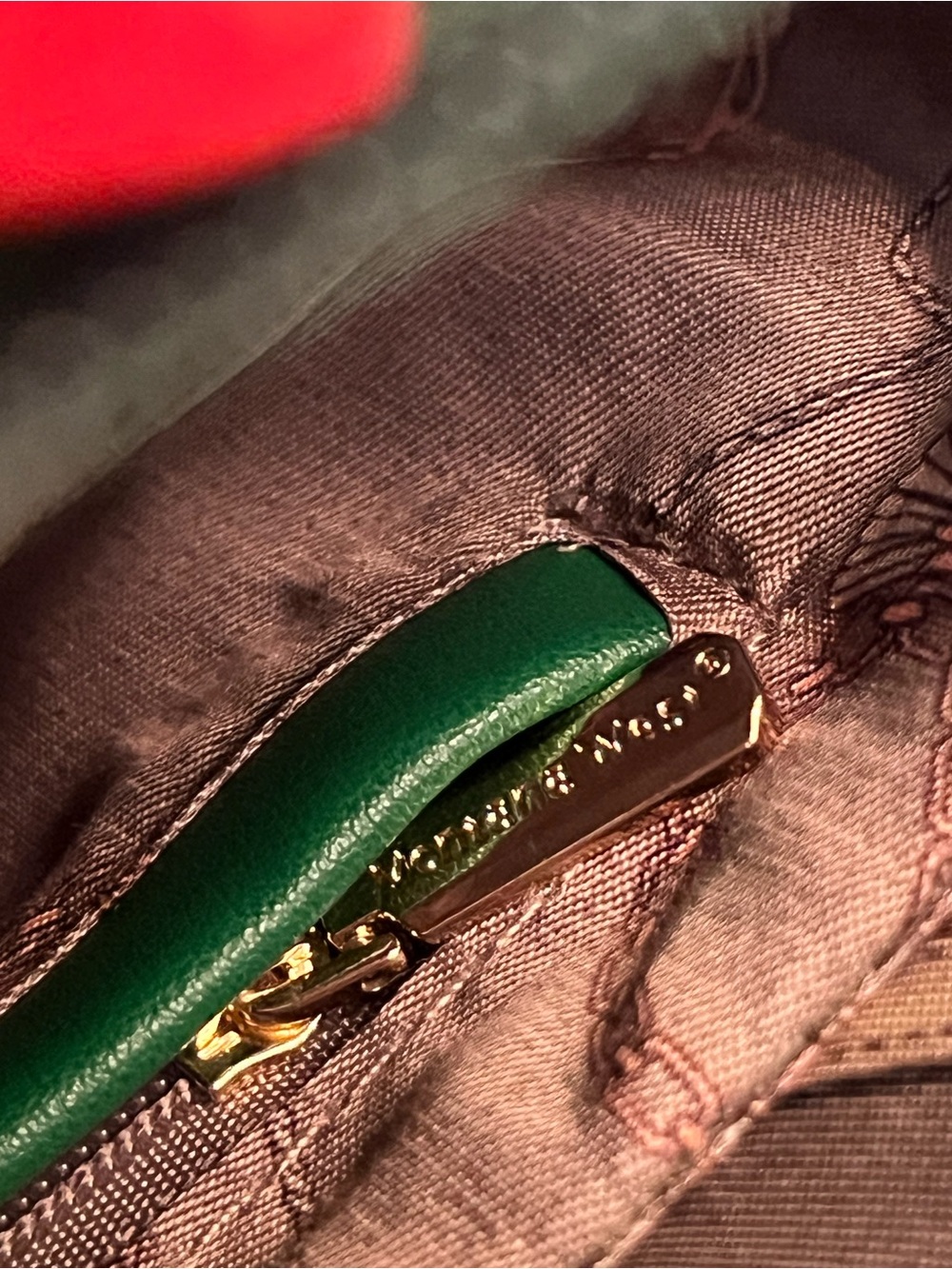 Montana West Emerald Green Tote with Top Handles & Flower Hardware (NWT) - Picture 10 of 12